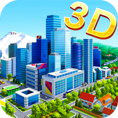 合成城镇3D游戏图标