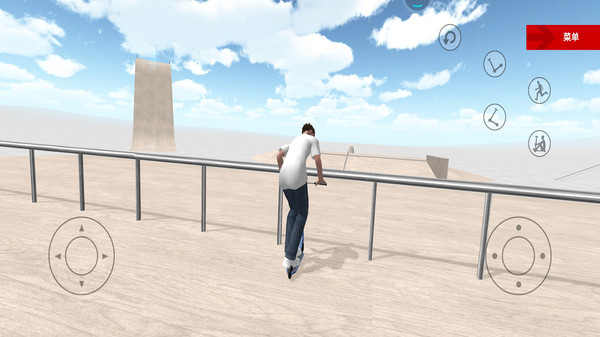 滑板车模拟游戏截图