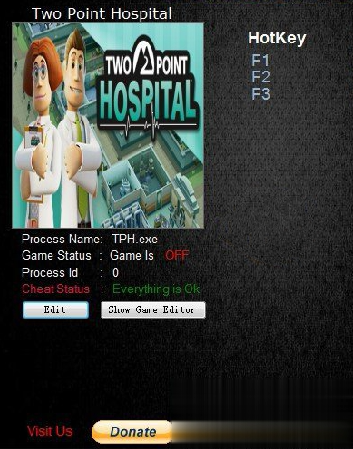 双点医院修改器游戏截图