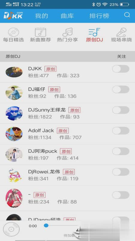 DJKK音乐app软件截图1