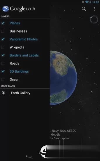 Google earth谷歌地球手机版软件截图