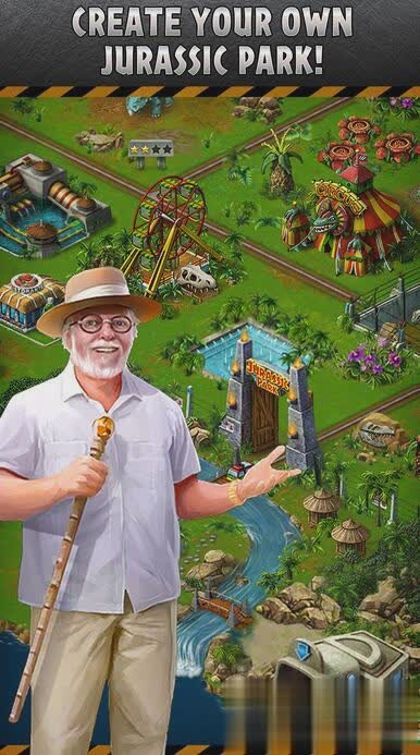 建设侏罗纪公园游戏截图