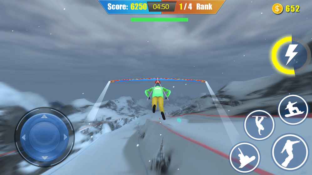 滑雪板自由式滑雪游戏截图4