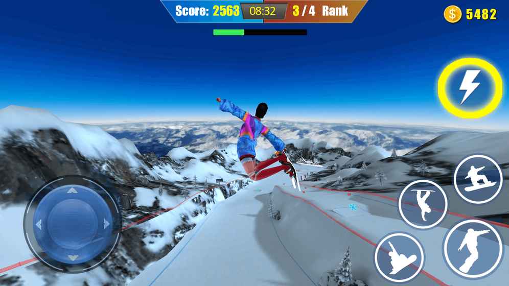 滑雪板自由式滑雪游戏截图2