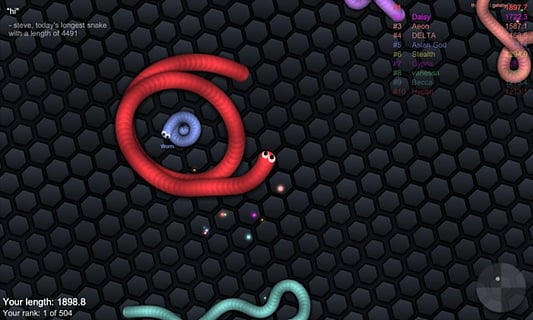 slither.io无敌版游戏截图2