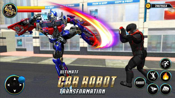 汽车机器人战斗游戏截图