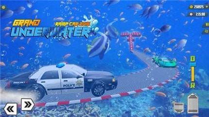 水下汽车比赛游戏截图1