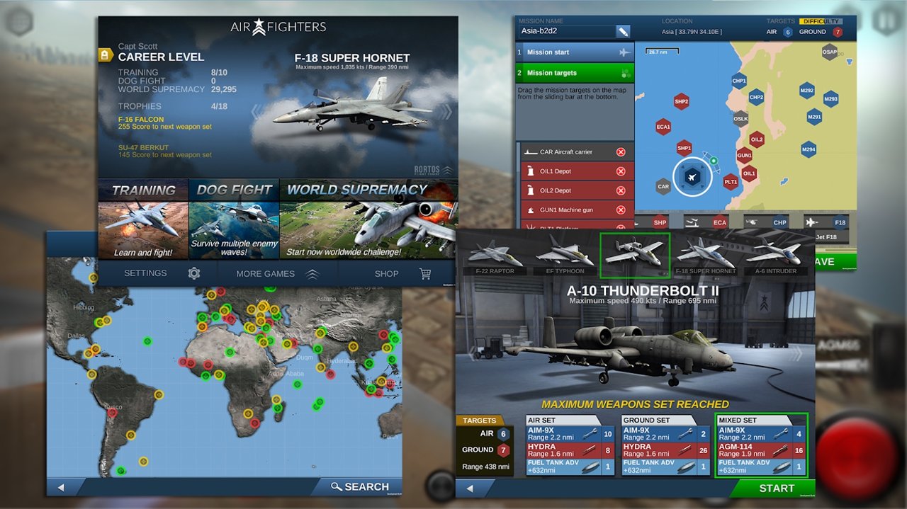 模拟空战游戏截图2