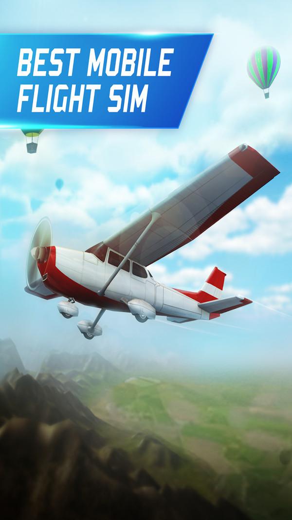 飞行模拟器3D手机版游戏截图4