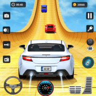 汽车特技赛车下载游戏图标