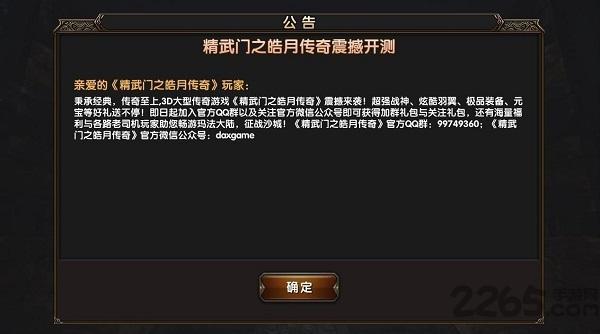 皓月传奇精武门游戏截图1